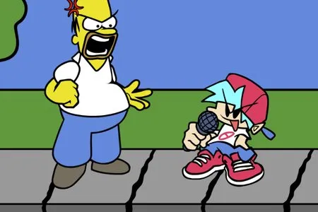 fnf vs angry dad (homer simpson) Free Download