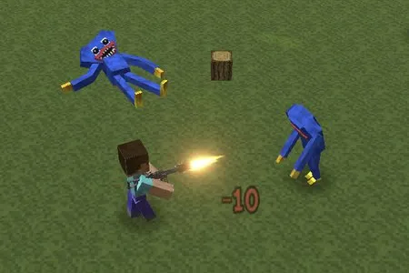 minecraft shooter: huggy's attack! Free Download