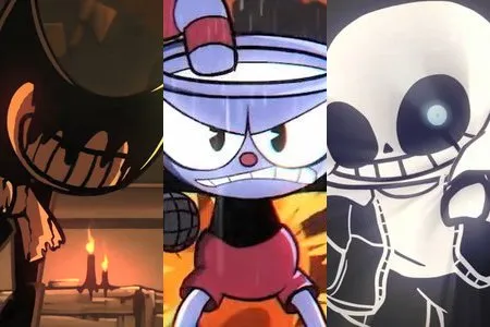 FNF: INDIE CROSS FULL-WEEK (VS CUPHEAD, SANS & BENDY) · FREE GAME · PLAY ONLINE